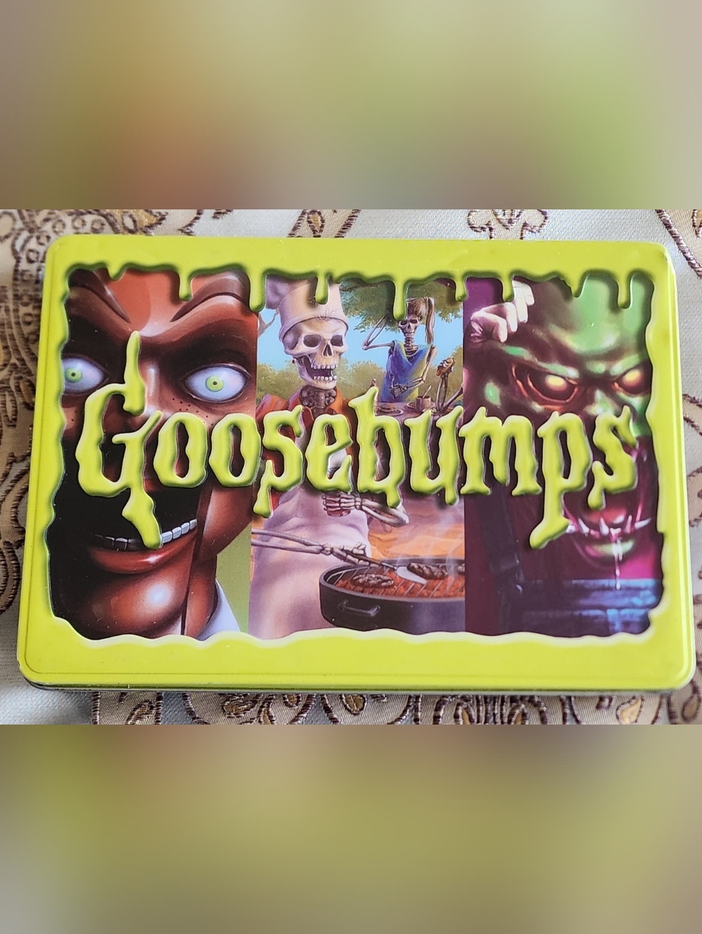 Scholastic Classic Goosebumps Collectors Edition Books In Tin Case - Set Of 5